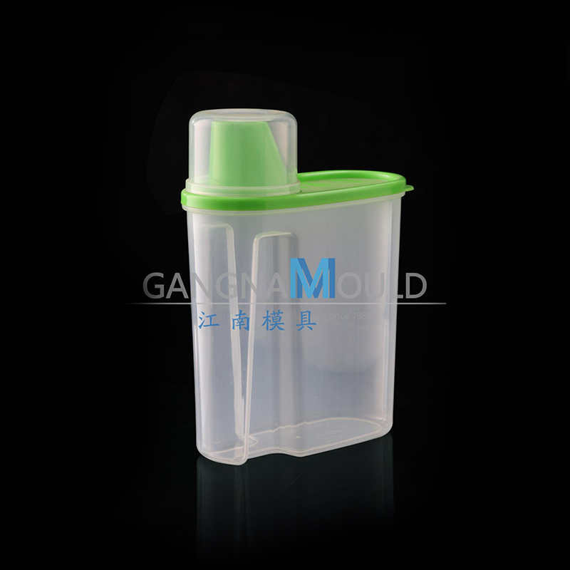 Moule de réservoir en plastique de rangement de cuisine pour distributeur de farine et de céréales (aliments secs) JN - 389