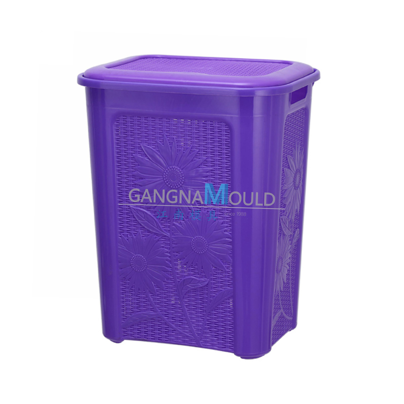 Moule de panier à linge en plastique pour rangement en salle de bain JN-375