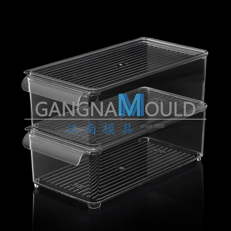 JN-404 Moule de rangement du réfrigérateur de tiroir en plastique transparent