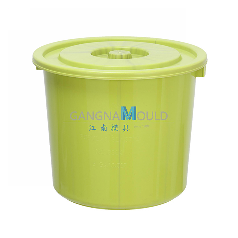Moule de seau en plastique à grande capacité avec couvercle JN-281