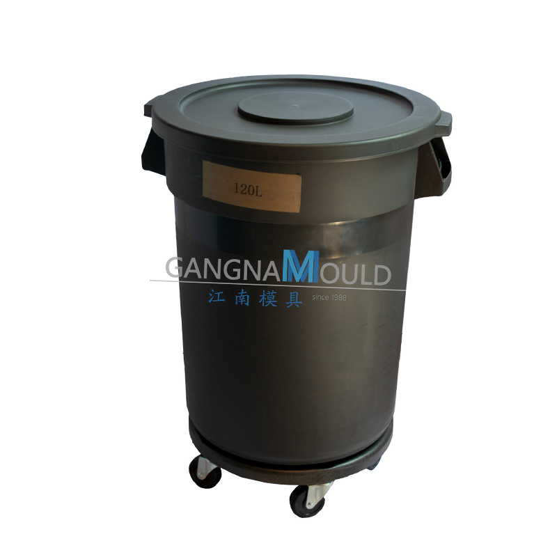 Moule de poubelle de recyclage extérieure avec roues JN-207