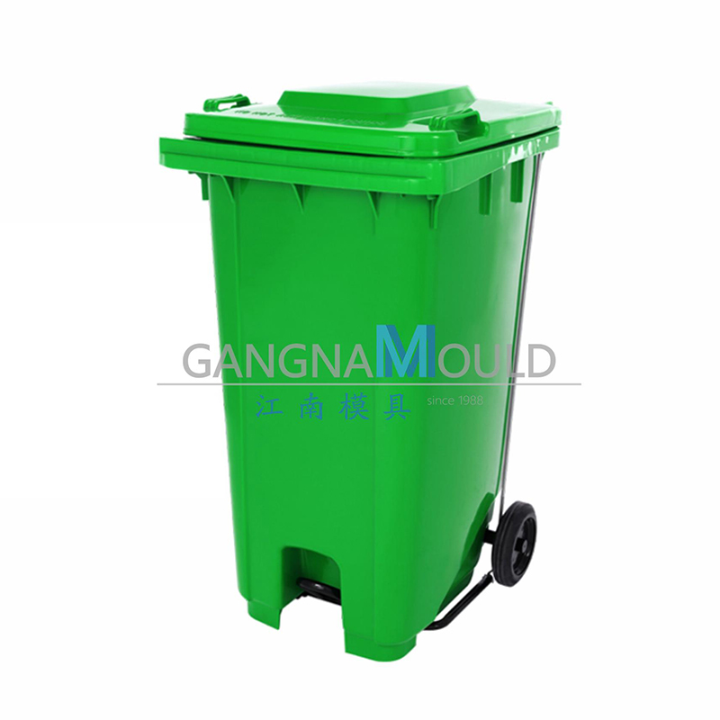 Moule de poubelle de recyclage extérieure avec roues JN-210