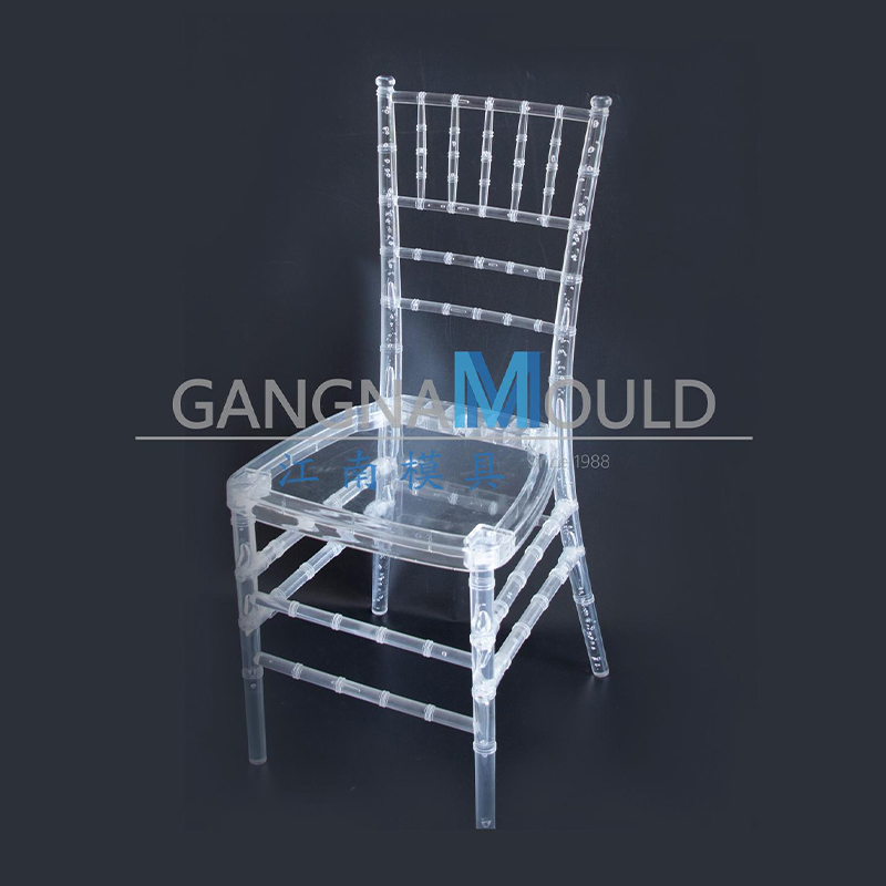 Moule de chaise en cristal PC transparent pour mariage, moulée par injection en plastique JN - 119
