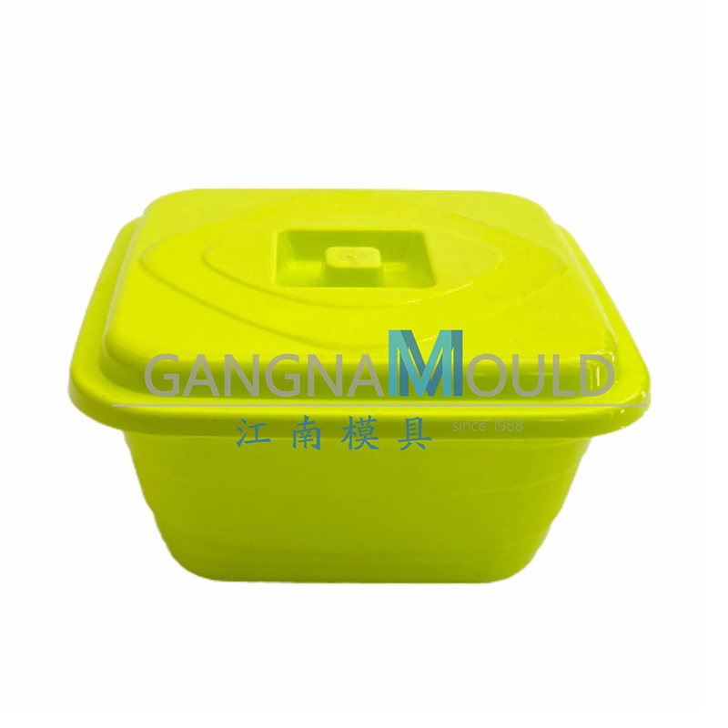 Moule de seau en plastique à grande capacité avec couvercle JN-280