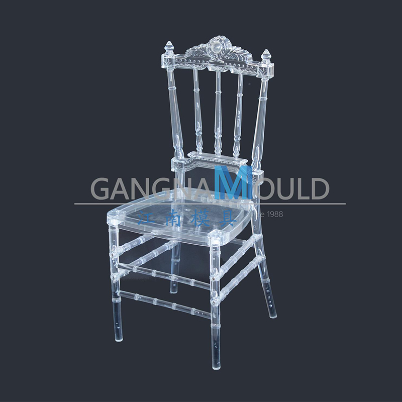 JN-113 Moulage par injection en plastique Moulage de mariage transparent transparent PC Moule de chaise