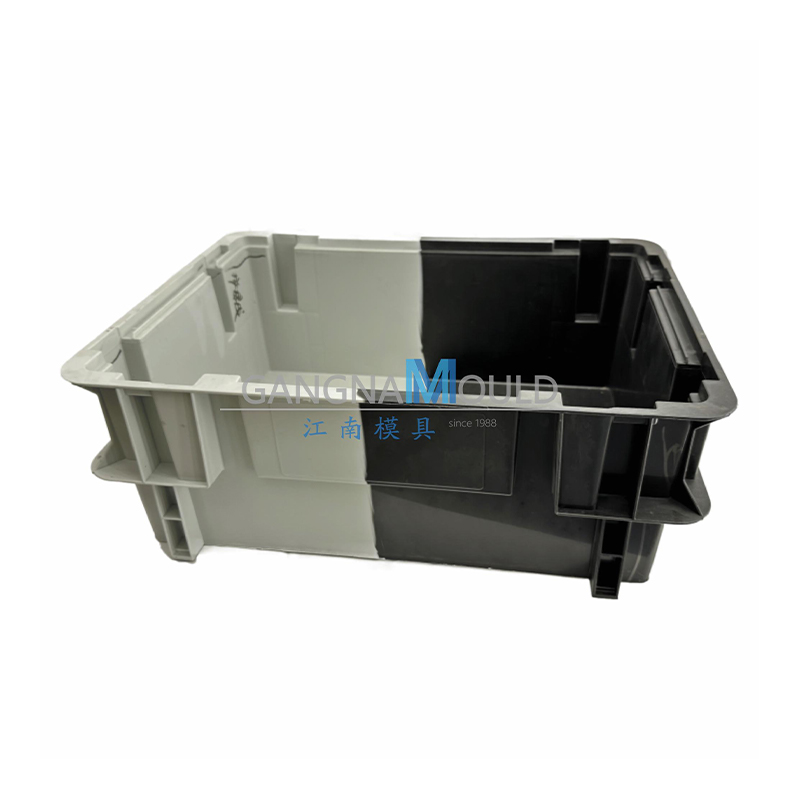 Moule d'injection de caisse de rotation multicolore JN-025