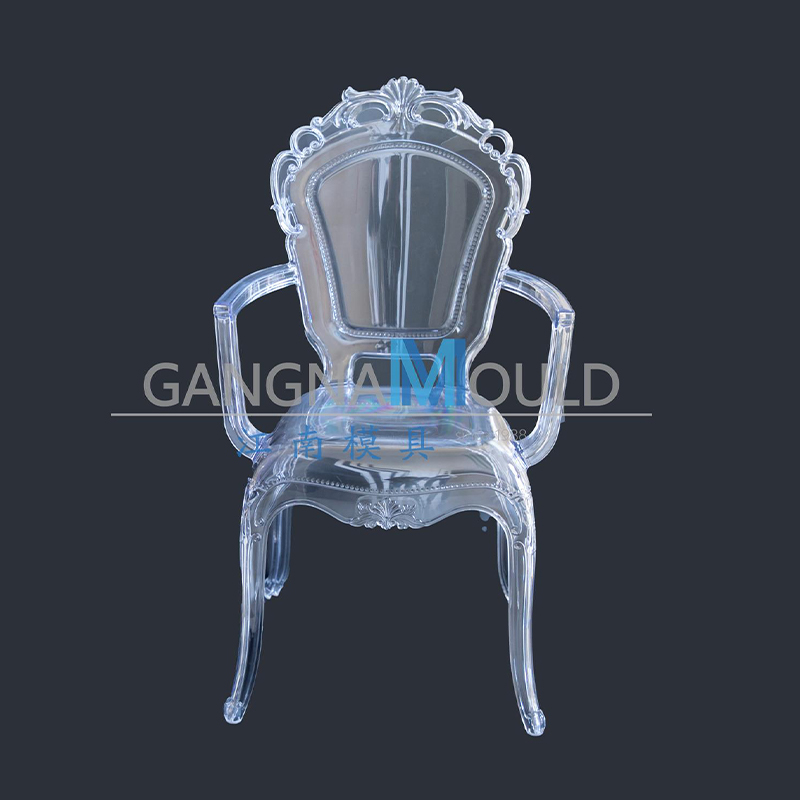 Moule de chaise en cristal PC transparent pour mariage, moulée par injection en plastique JN - 117