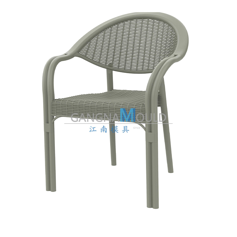 Moule d'injection de chaise en rotin en plastique pour jardin JN - 147
