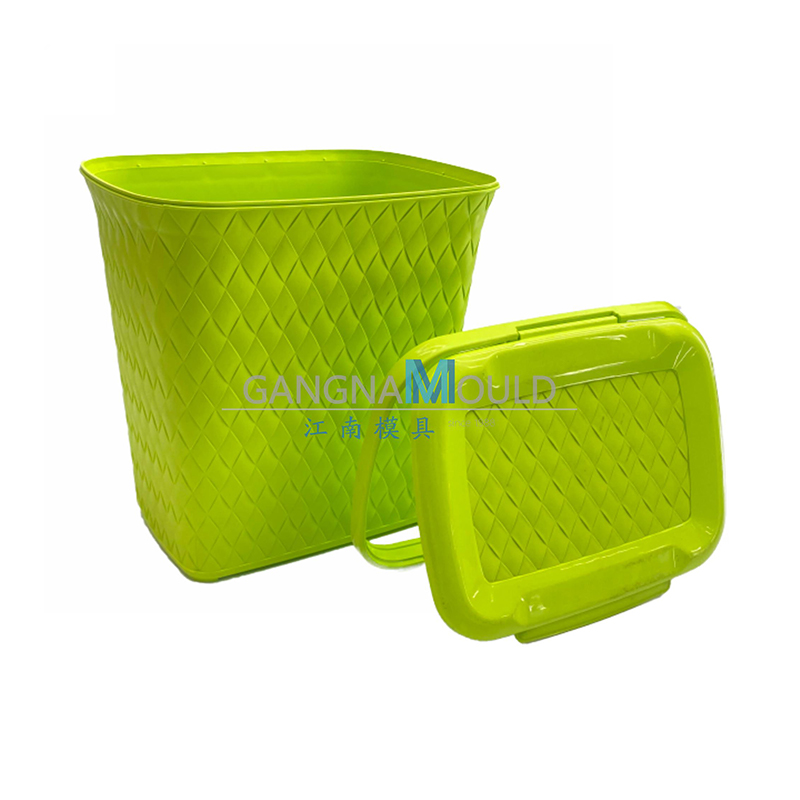 Moule d'injection de poubelle rectangulaire en plastique JN-232