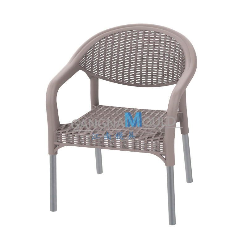 Moule d'injection de chaise en rotin en plastique pour jardin JN - 148