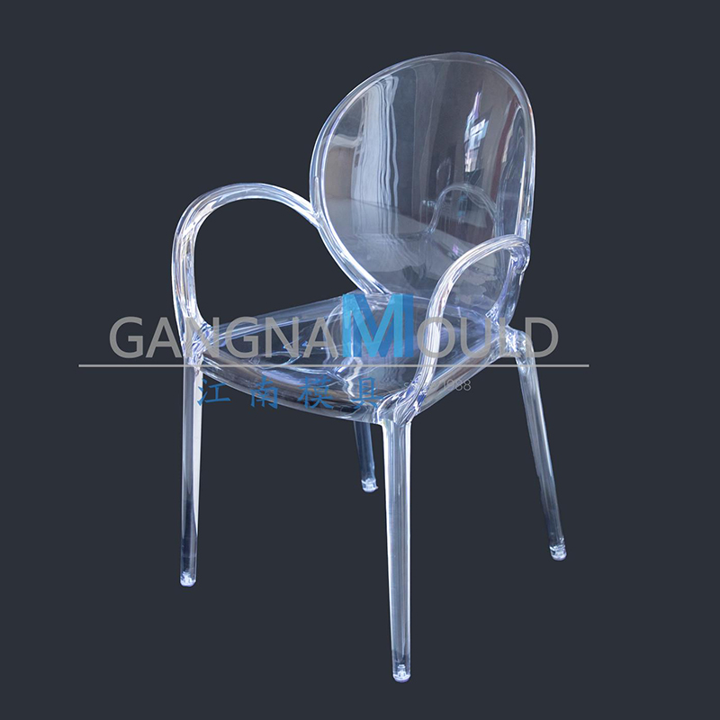 Moule de chaise en cristal PC transparent pour mariage, moulée par injection en plastique JN - 120