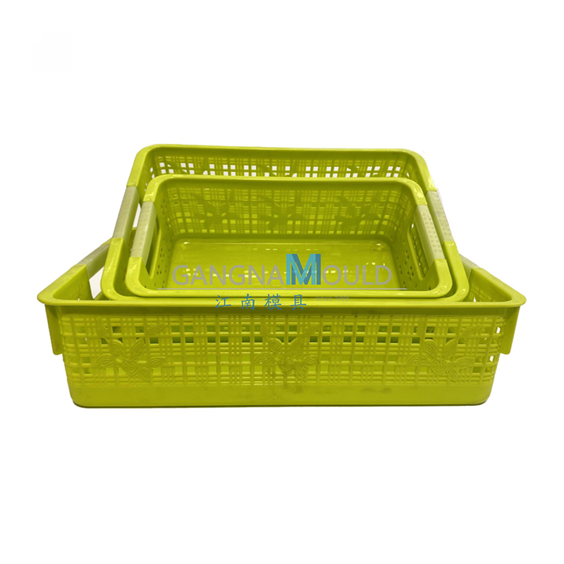 Moule de panier de rangement ménager à tressage imitant le rotin JN-327