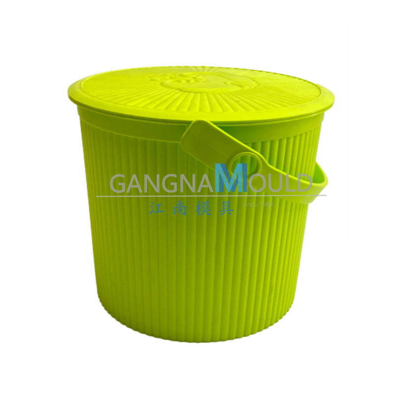 Moule de seau en plastique à grande capacité avec couvercle JN-278