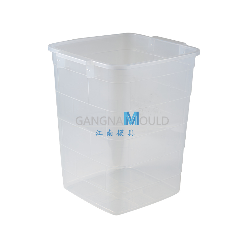 JN-563 Moule de baril carré en plastique transparent
