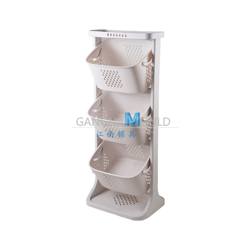 Moule de panier à linge pour étagère de rangement en plastique de salle de bain JN - 538